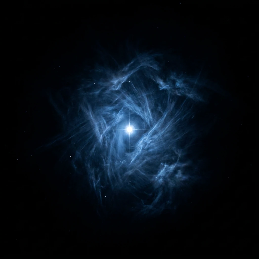Reflexionsnebel der Plejaden (Merope)