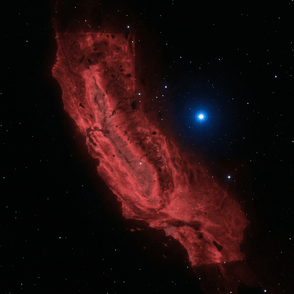 Kalifornien-Nebel (NGC 1499)